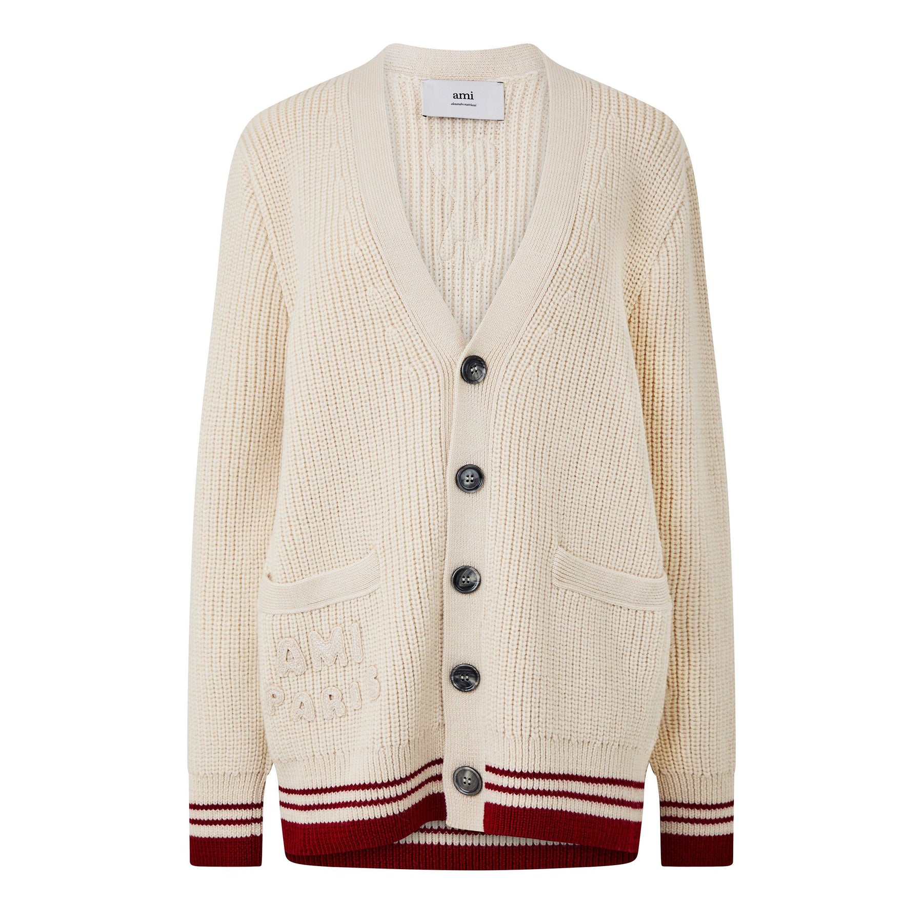 Striped Rib Cardigan