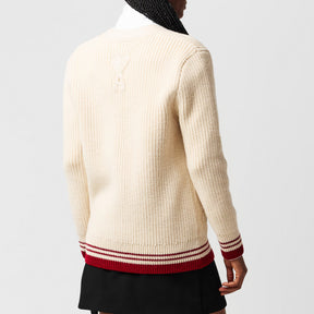 Striped Rib Cardigan