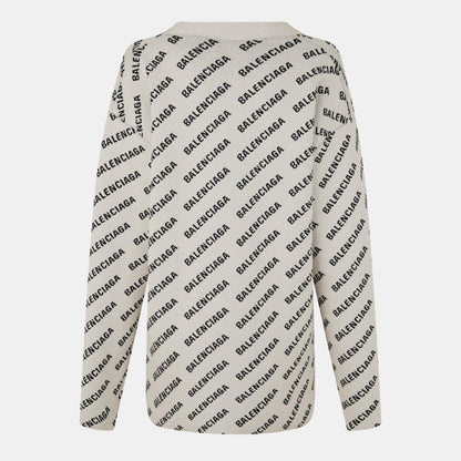 Scrolling Logo Cardigan