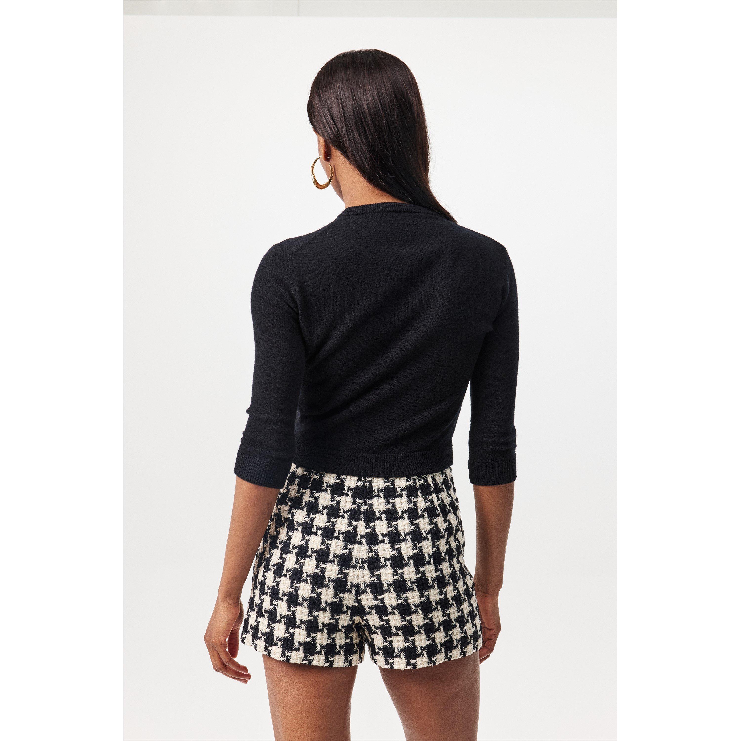 Cardigan With Embroidered Bows