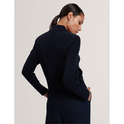 Knitted Zipped Cardigan