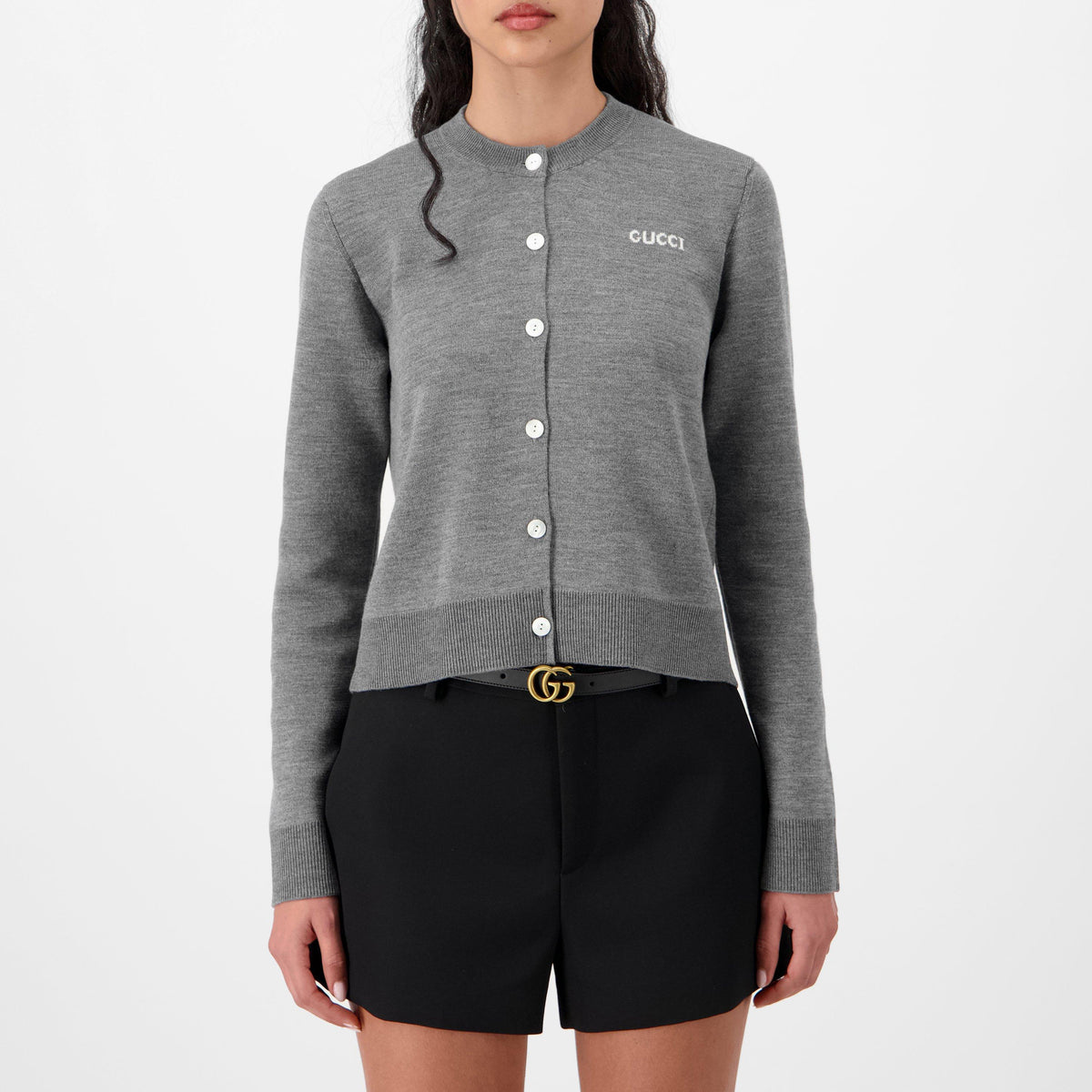Women's Embroidered Cotton Wool Jacquard Cardigan