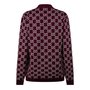 Women's Logo Reversible GG Wool Jacquard Cardigan