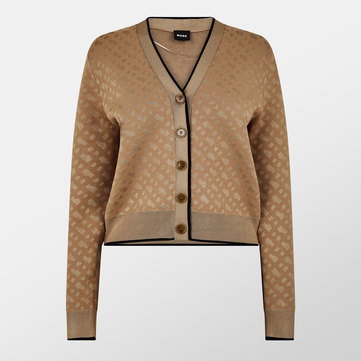 Women's BB Knitted Cardigan, Fabric Style