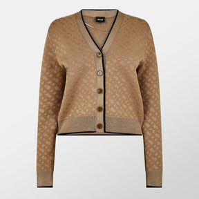 Women's BB Knitted Cardigan, Fabric Style