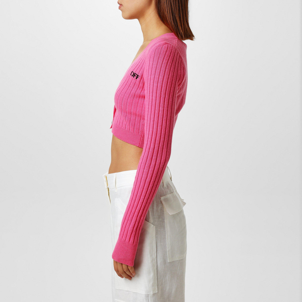 We Upside Down Crop Cardigan
