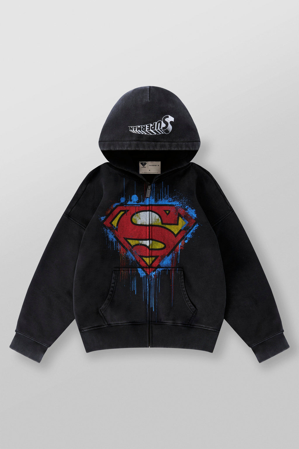 5011 - Superman Drip Zip-Ups