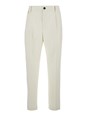 Jacquemus White Pants with Button Closure in Cotton Man