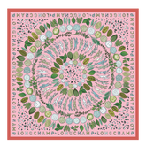 Longchamp Herbarium Silk scarf 90 Marshmallow - Silk