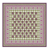 The Bucolic Escapade Silk scarf 50 Artichoke - Silk