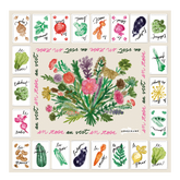 Pink and Green Silk scarf 50 Paper - Silk