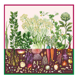 Beyond the Garden Silk scarf 90 Multicolor - Silk