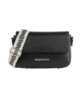 Black Button Shoulder Bag with Inside Pocket