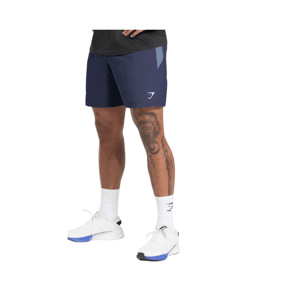 Gymshark Sport Panel 7" Shorts Heavy Blue/Iron Blue