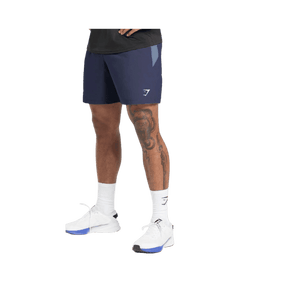 Gymshark Sport Panel 7" Shorts Heavy Blue/Iron Blue