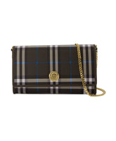 Grey Synthetic Chain Wallet - Hannah