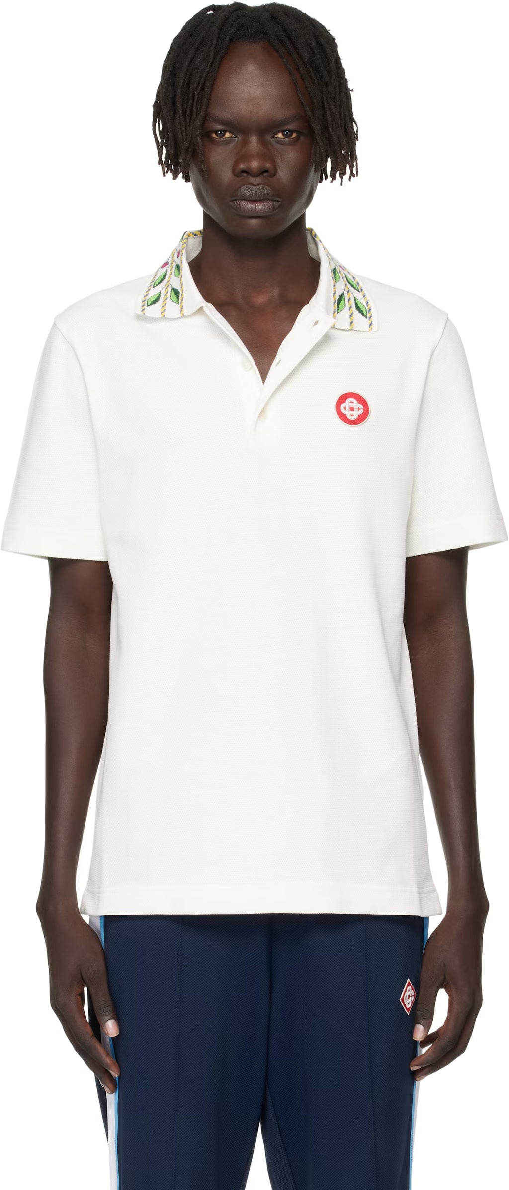 Off-White Classic Laurel Pique Polo
