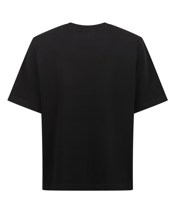 Casablanca Cotton T-shirt with print and logo
