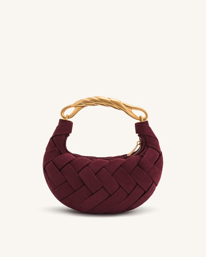 Orla Weave Handbag - Almond
