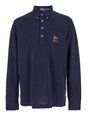 Polo ralph lauren "Classic Fit" Blue Polo with Classic Collar and Embroidered Logo on the Front in Cotton Mesh Man