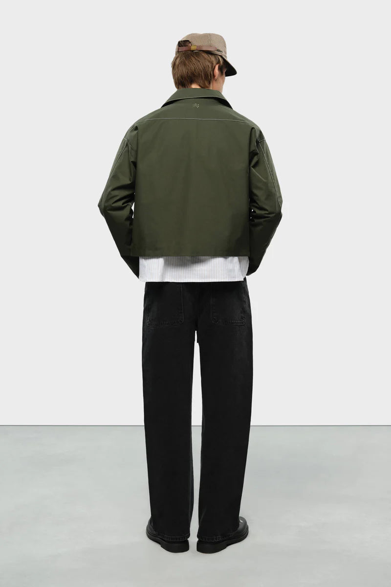 Relaxed denim jean - black