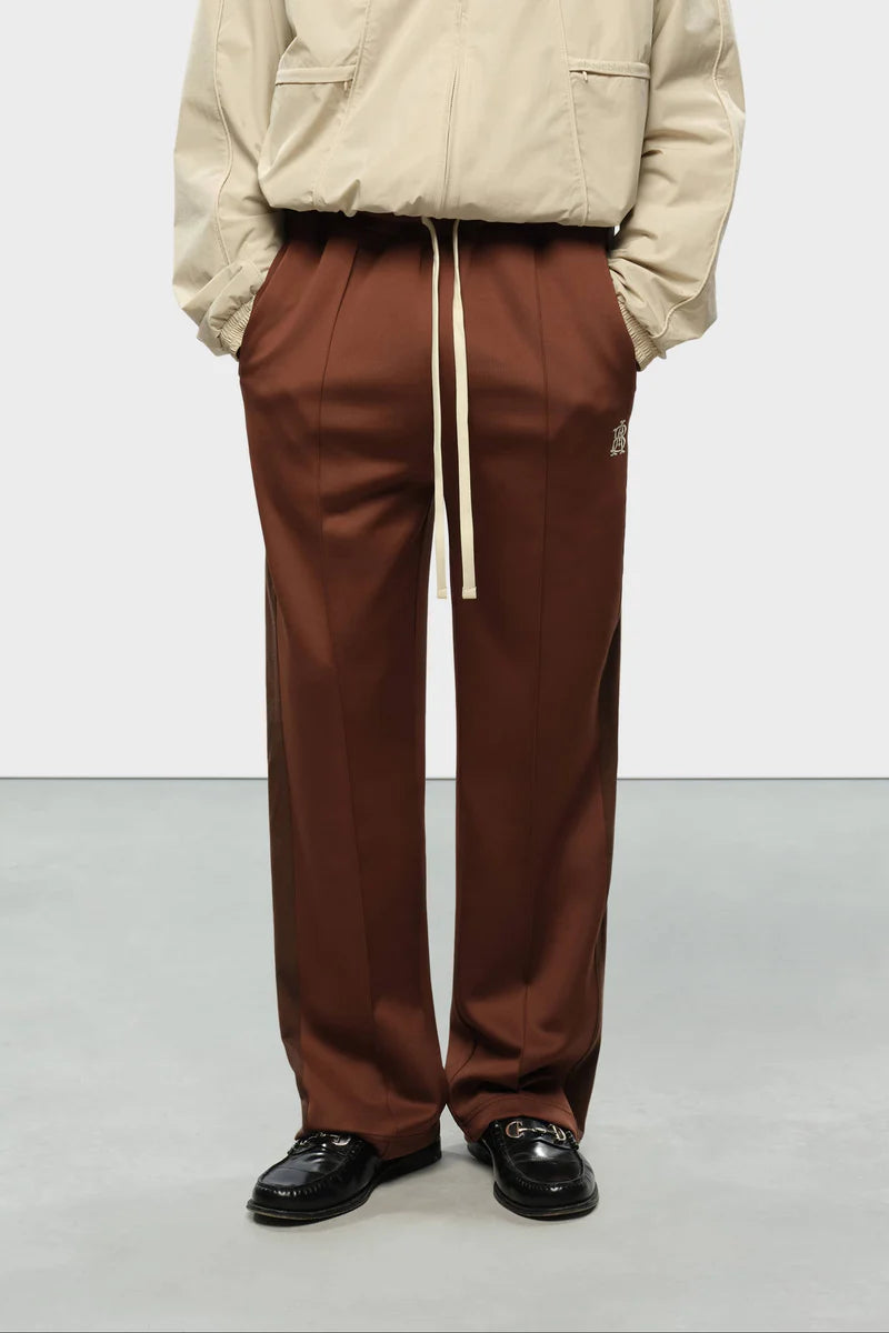 Monogram trackpant - brown/ecru
