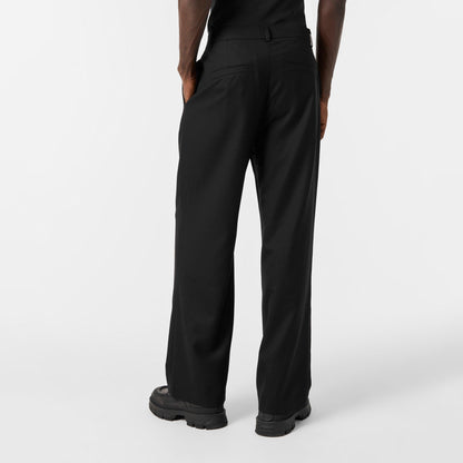 Wool Bootcut Trousers