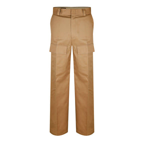 Cotton Wide Leg Cargo Trousers