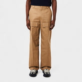 Cotton Wide Leg Cargo Trousers