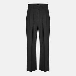 Broken Twill Double Pleat Trousers