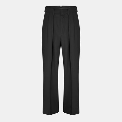 Broken Twill Double Pleat Trousers