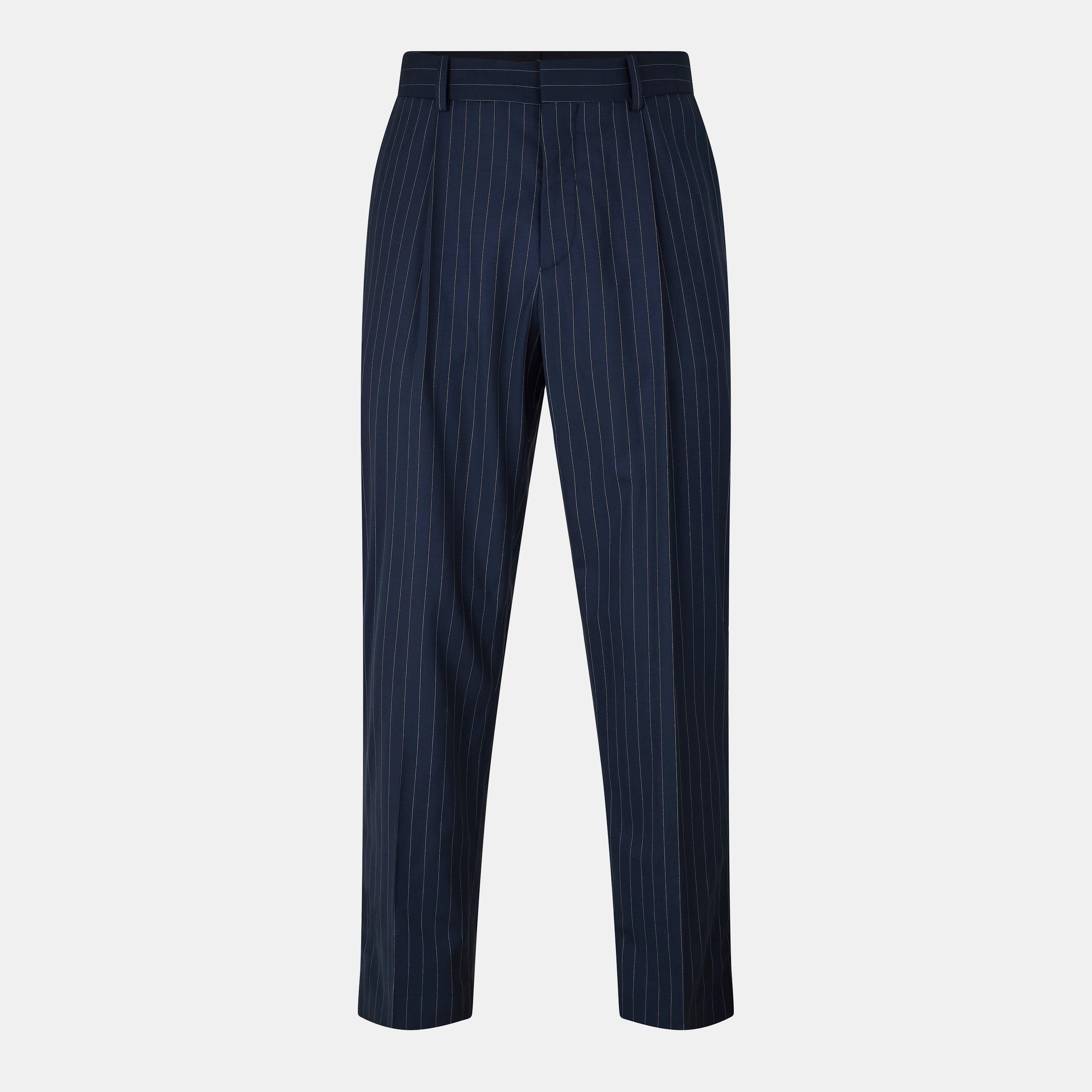 Tailored Fit Straight Leg Trousers