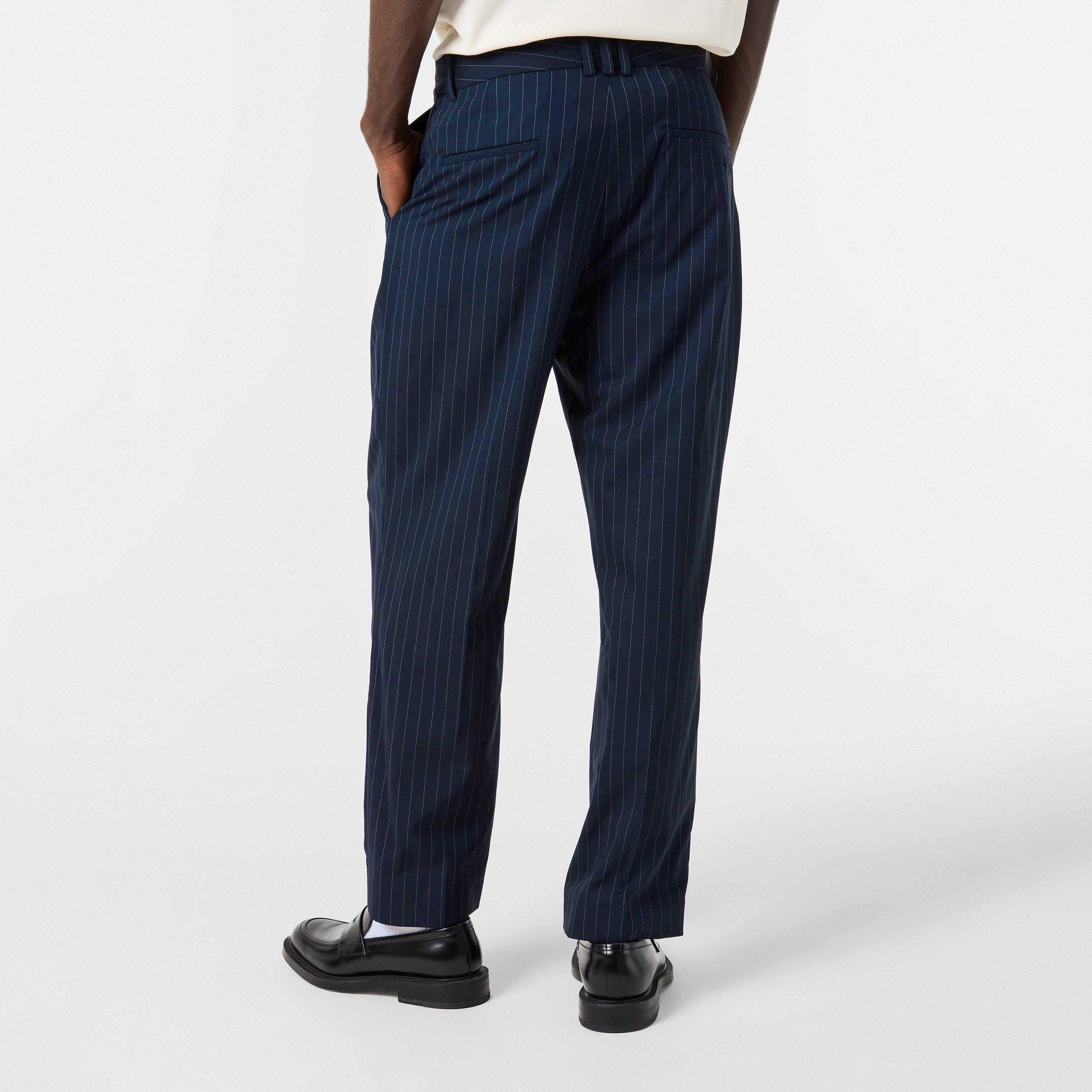 Tailored Fit Straight Leg Trousers