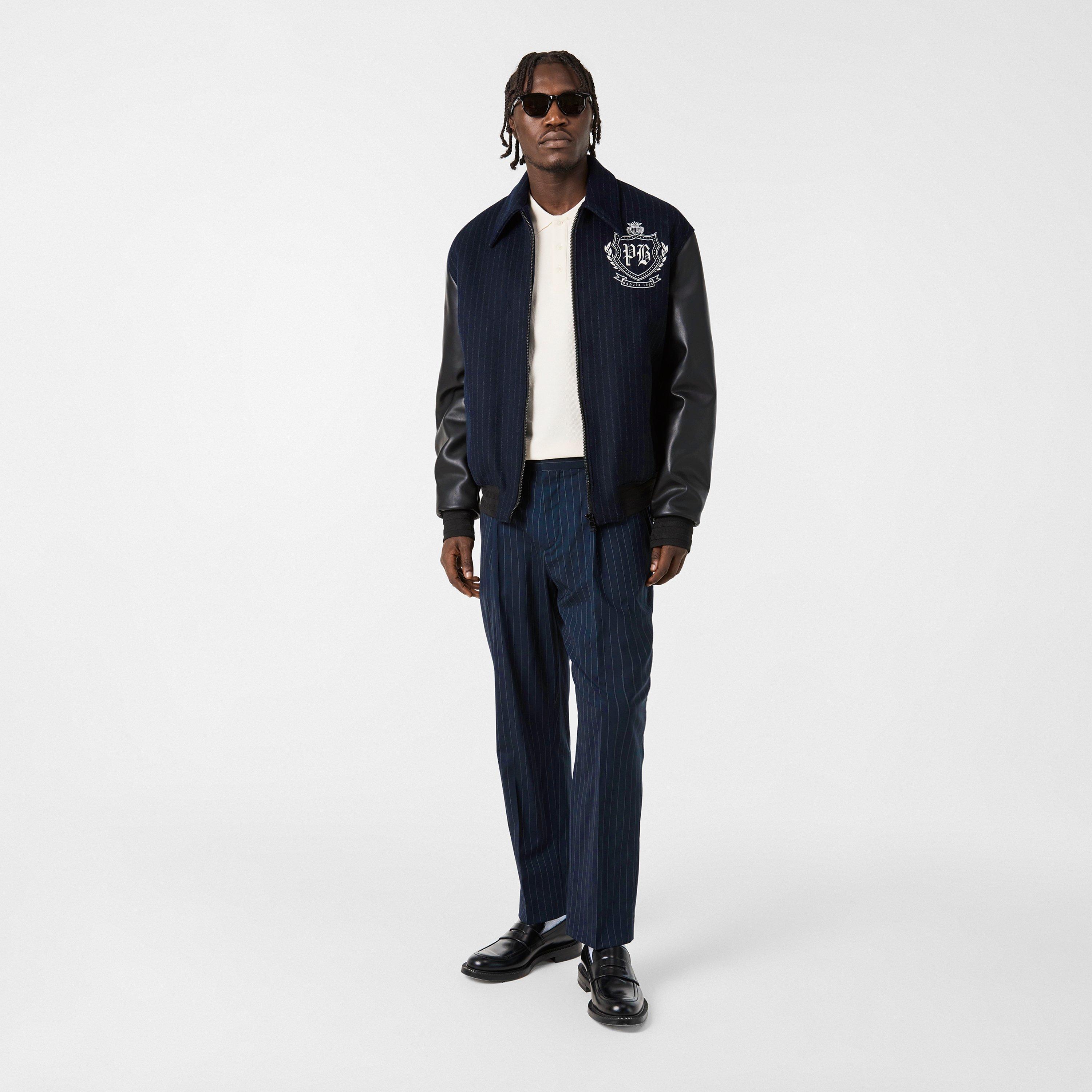 Tailored Fit Straight Leg Trousers