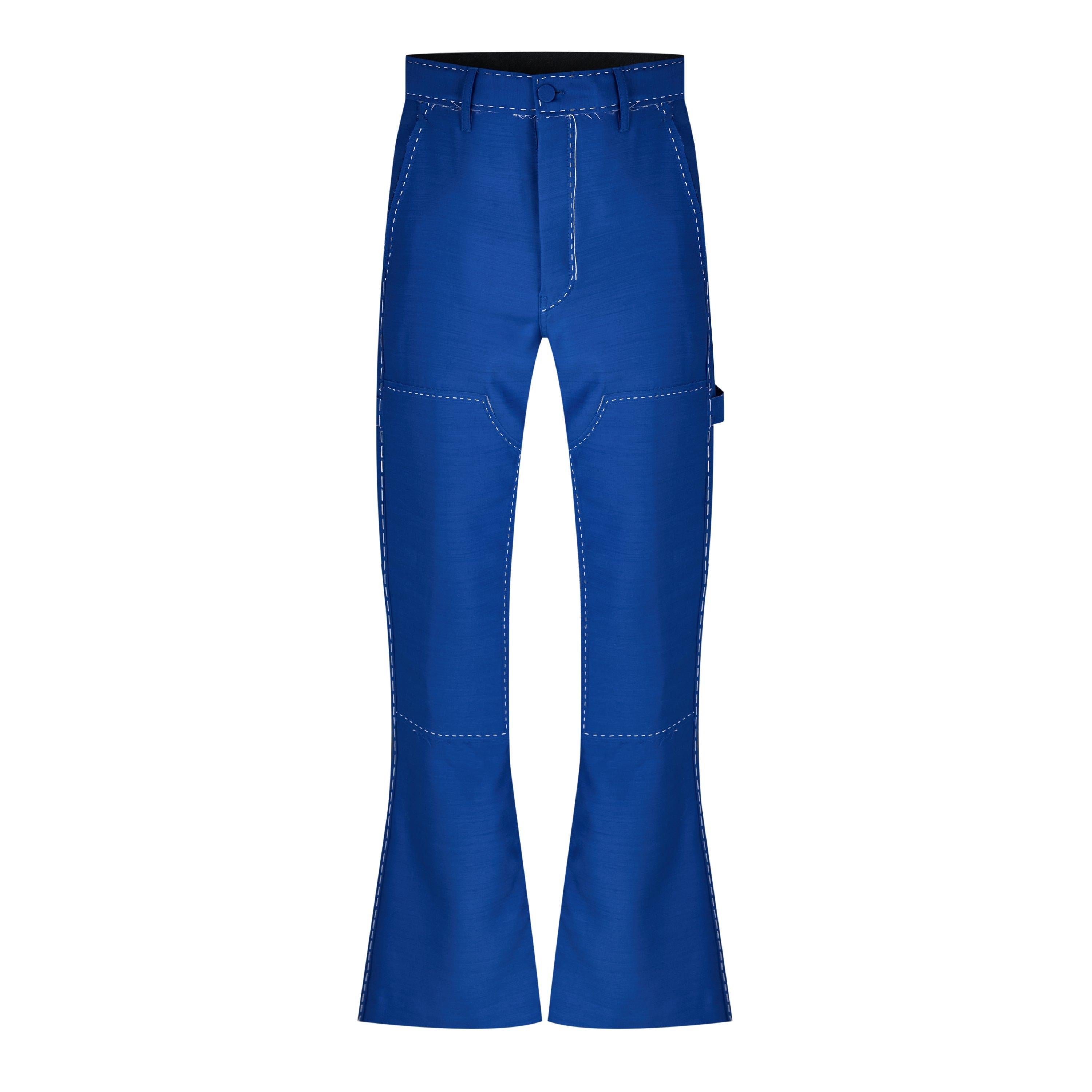 Flaired Straight Trousers