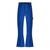 Flaired Straight Trousers
