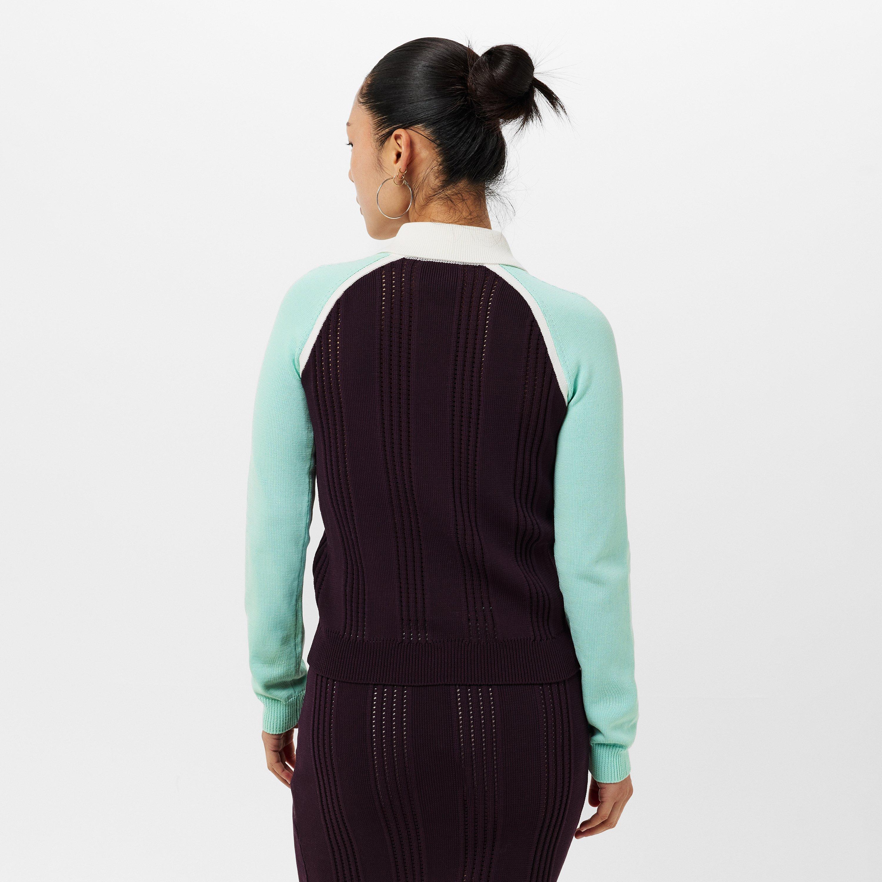 Sporty Long Sleeve Polo Shirt