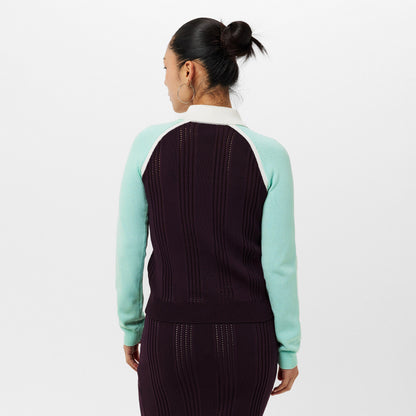 Sporty Long Sleeve Polo Shirt