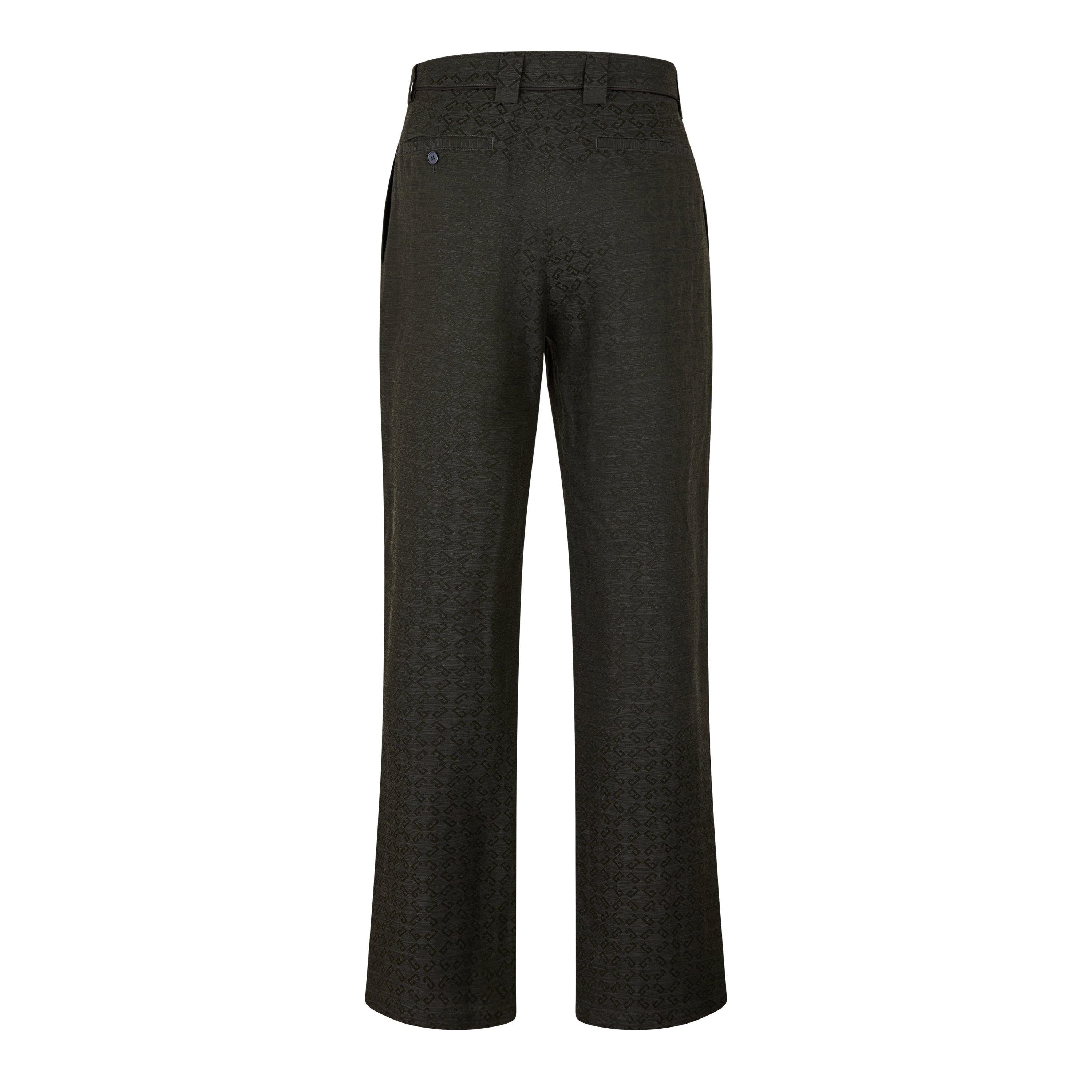 Monogram Jacquard Trousers