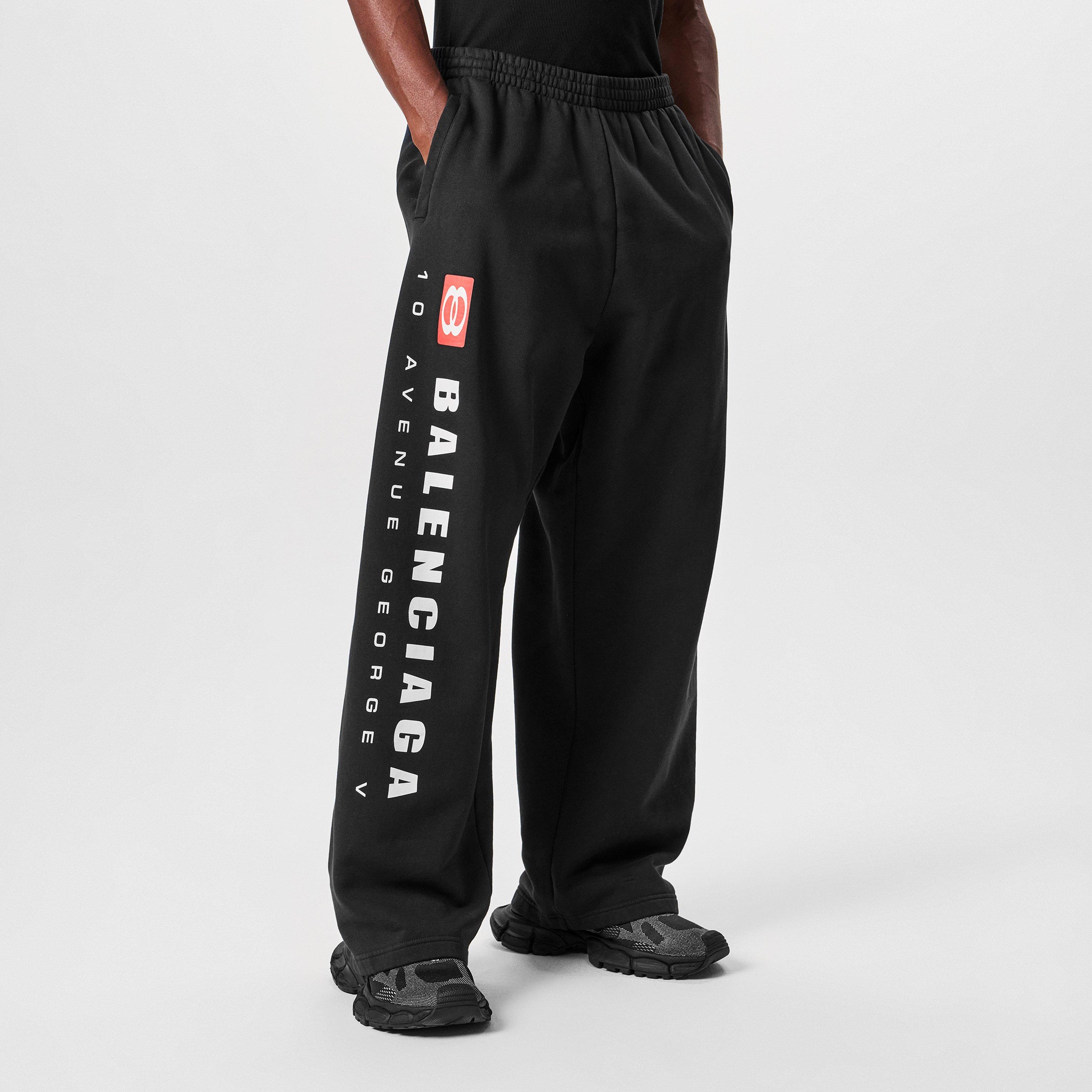 Men's Bal Wide Leg Open Hem Jersey Joggers
