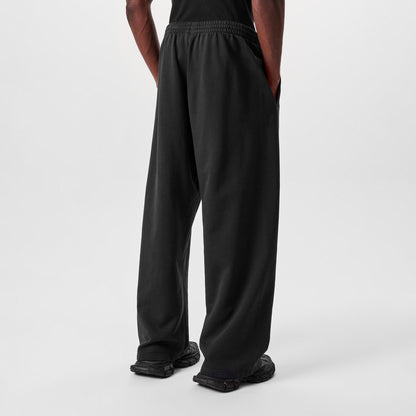 Wide Leg Jersey Open Hem Joggers