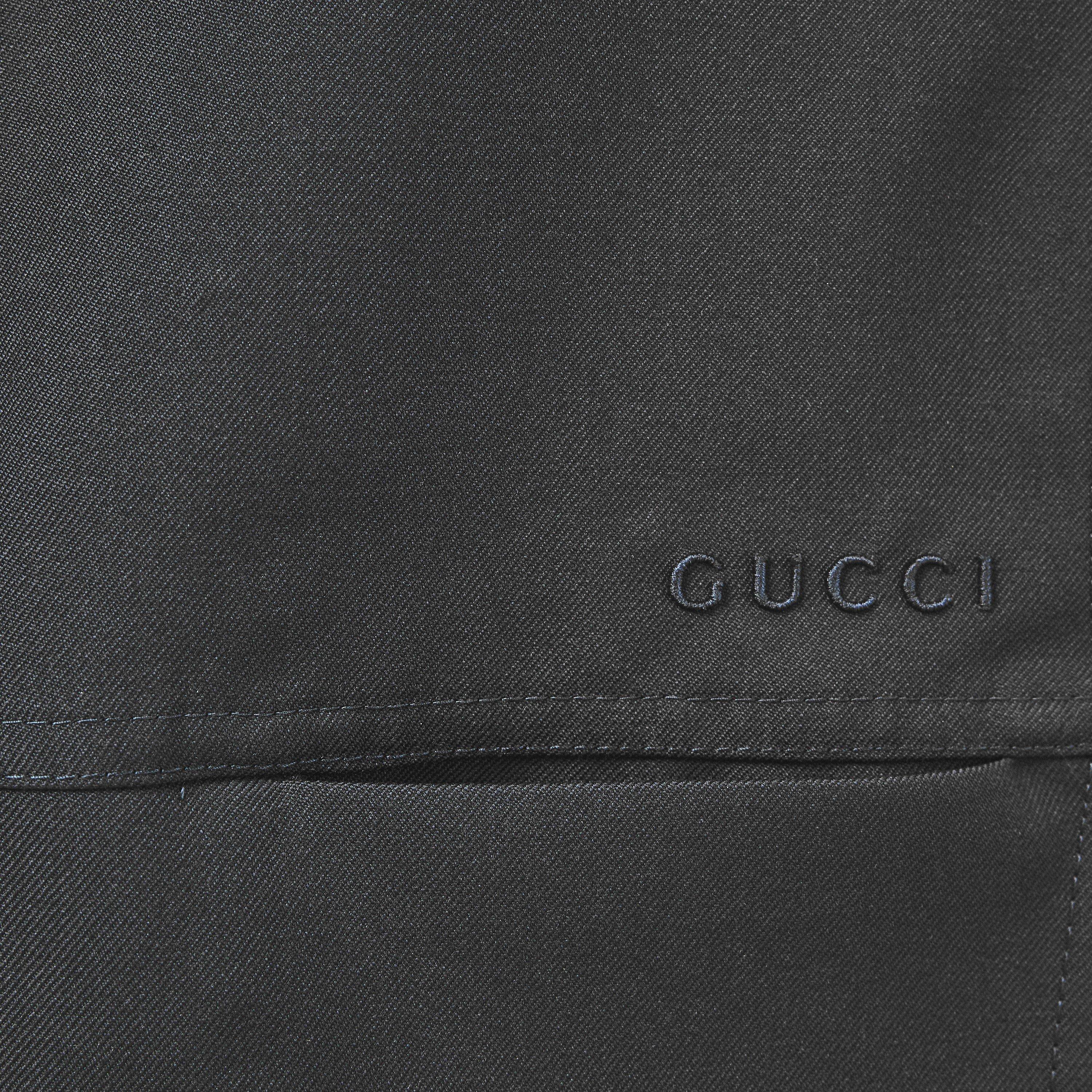 Wool Straight Leg Trousers