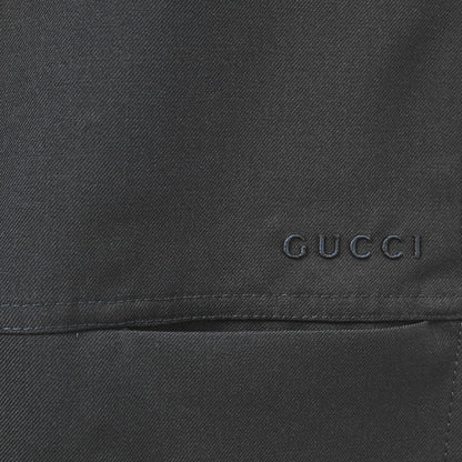 Wool Straight Leg Trousers