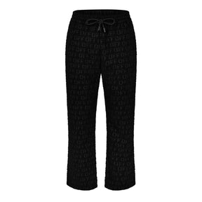 Bouclé Casual Trousers
