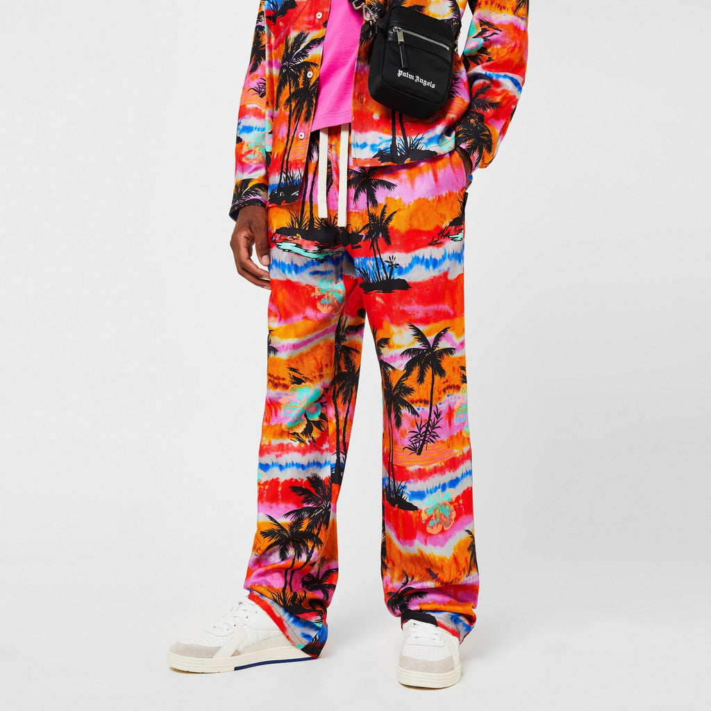 Psychedelic Palms Loose Trousers