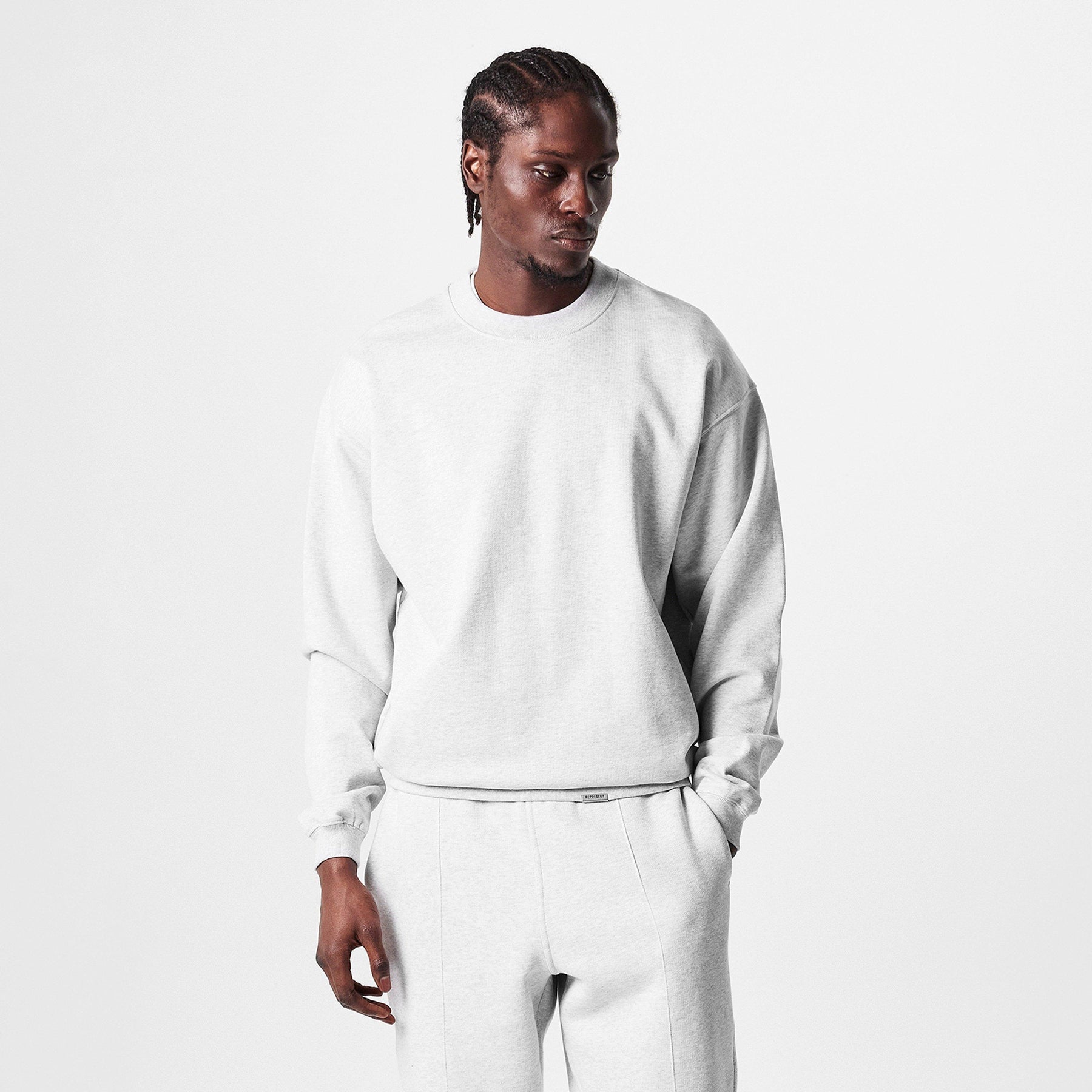 Men's Rep Initial Sweatshirt, Minimalist Design