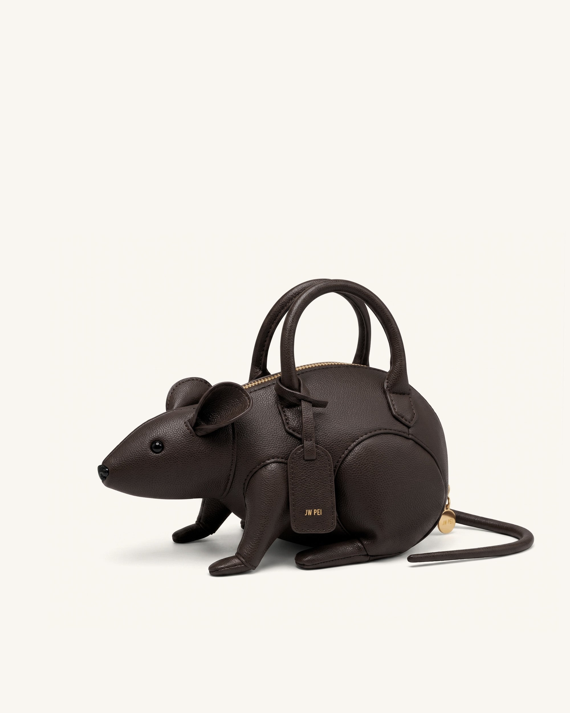 Mia Mouse Top Handle Bag - Gray