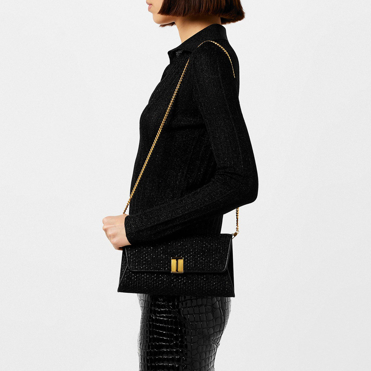 Lurex Polo Shirt