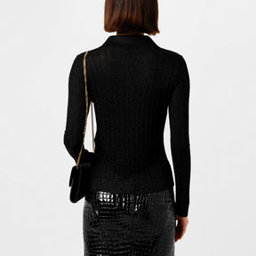 Lurex Polo Shirt