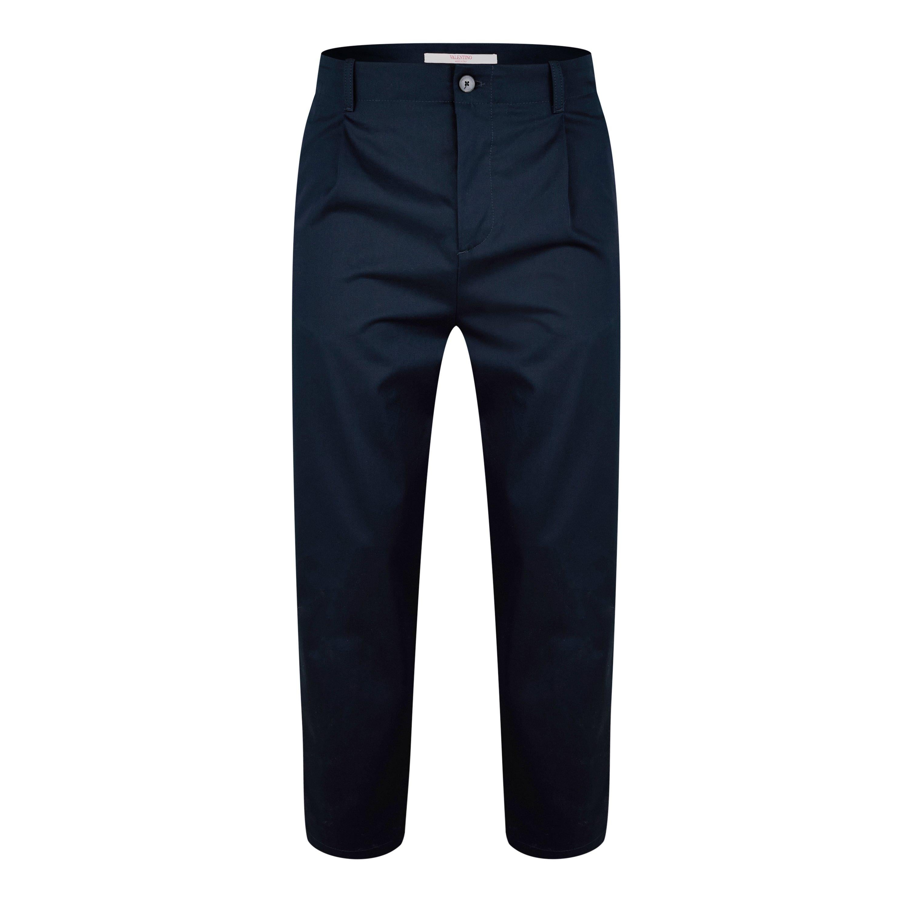 Pleat Detail Tapered Trousers
